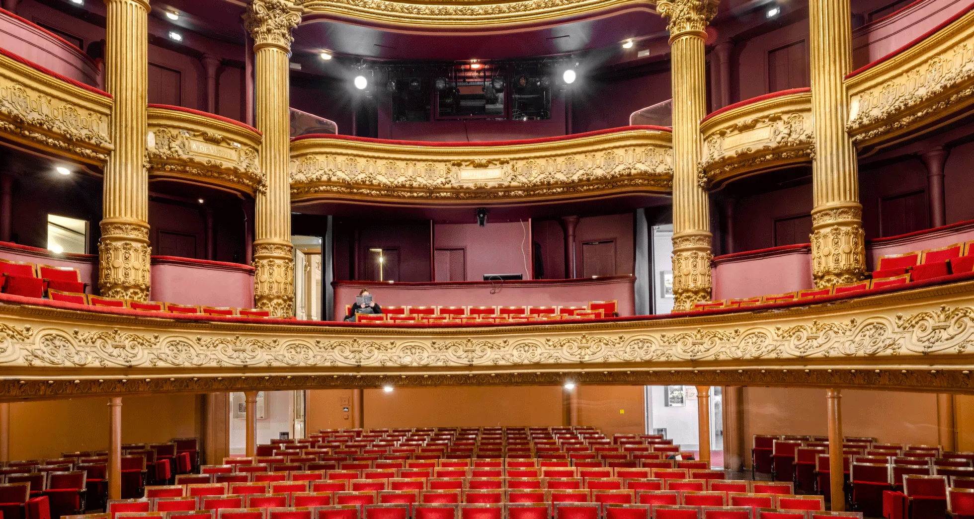 Intérieur du grand théâtre de Tours